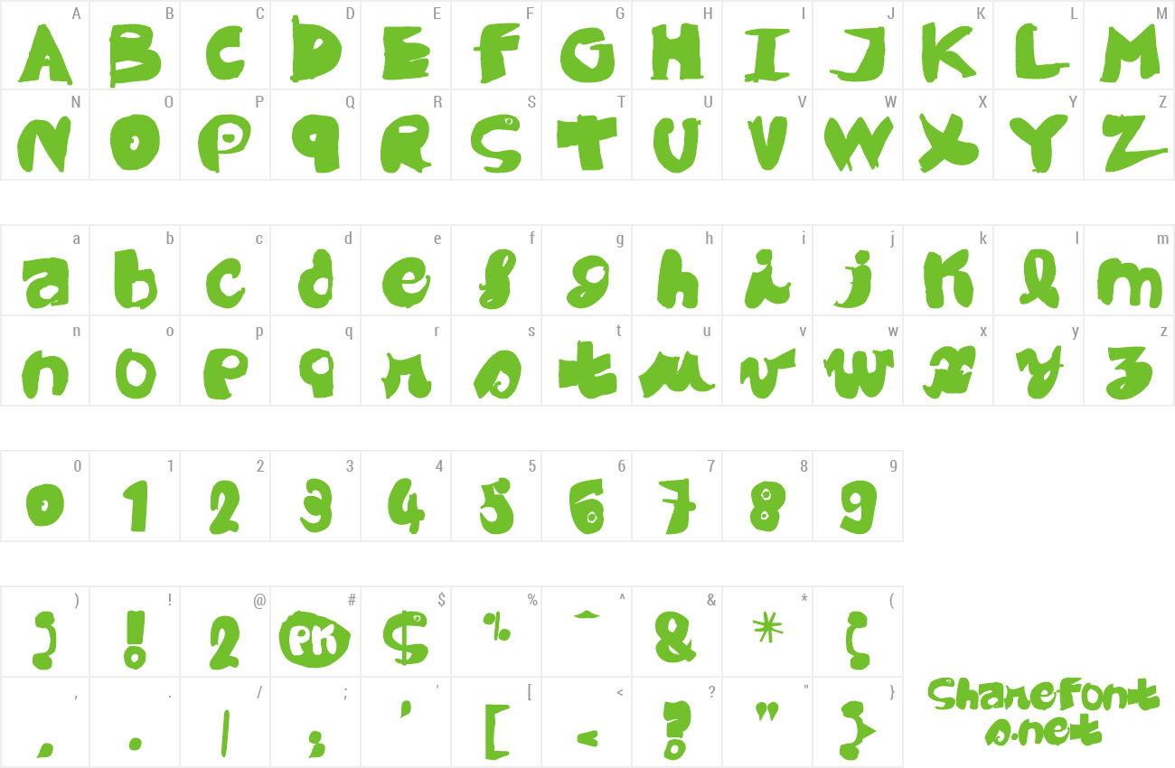 Font Black CoBrA preview